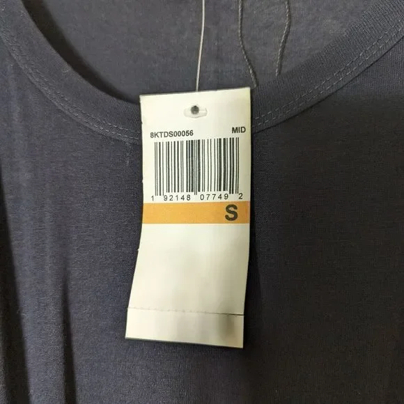 A.L.C. Emilie Midnight Blue Jersey Midi Dress size S New With Tags  NWT - Picture 6 of 16